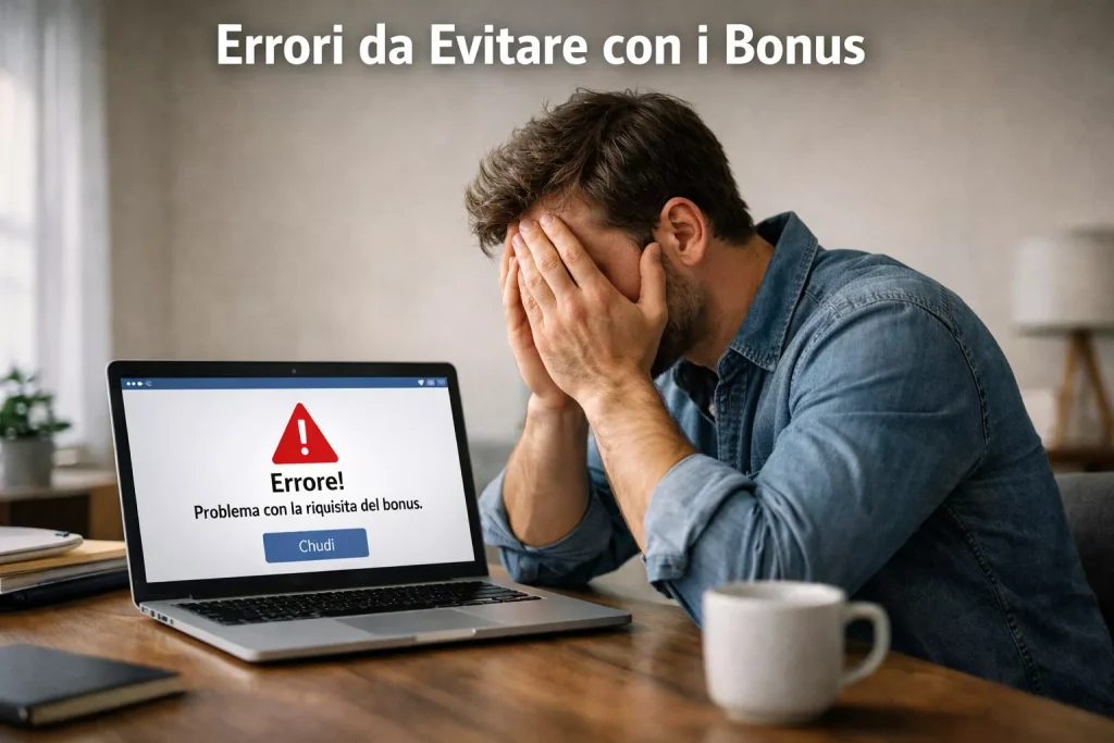 Errori Comuni con i Bonus Scommesse: Come Evitarli
