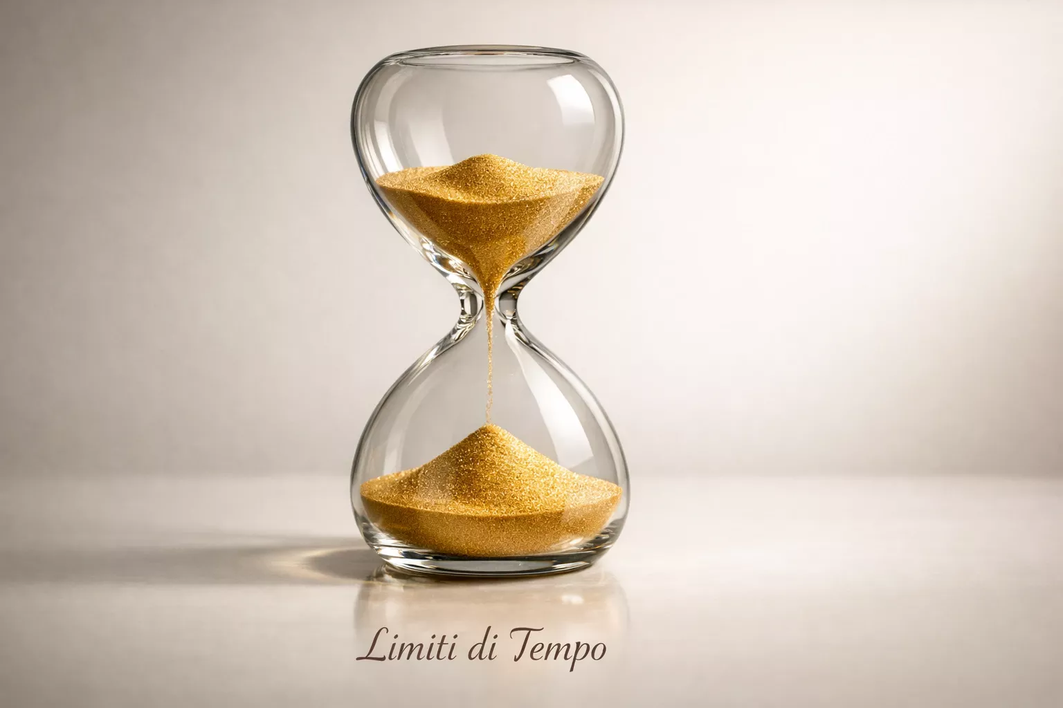 Clessidra che simboleggia la gestione del tempo