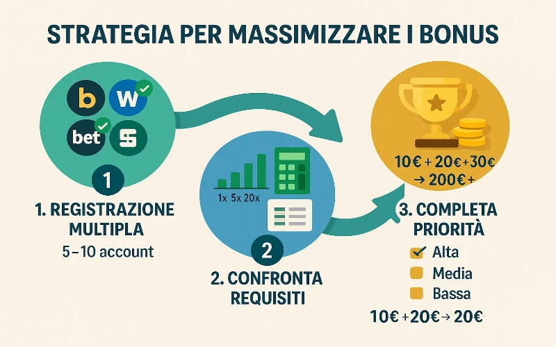 Strategia completa per massimizzare il valore dei bonus senza deposito con SPID e CIE